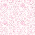 Seamless wedding patterns.