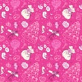 Seamless wedding patterns.