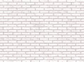 Seamless white brick wall Royalty Free Stock Photo