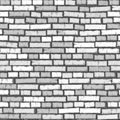 Seamless white brick wall background.