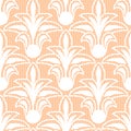 Seamless white floral lace pattern Royalty Free Stock Photo