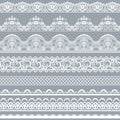 Seamless white lace Royalty Free Stock Photo
