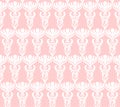 Seamless white lace pattern Royalty Free Stock Photo