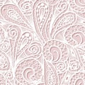 Seamless white lace pattern Royalty Free Stock Photo