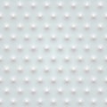 Seamless white peaked tile textured panel Royalty Free Stock Photo
