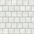Seamless white square tiles