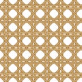 Seamless wicker woven texture background