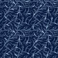 Seamless winter frost pattern.