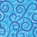 Seamless winter pattern