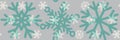 Seamless Winter Pattern Background with Snowflakes