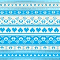 Seamless Winter Sweater pattern with Hearts and Owls