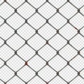 Seamless wire mesh isolated on transparante background Royalty Free Stock Photo