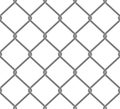 Seamless wired chain link fence pattern realistic style