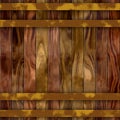Seamless wood barrel texture Royalty Free Stock Photo