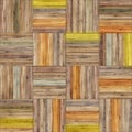 Seamless basket parquet texture Royalty Free Stock Photo