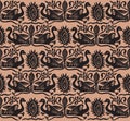 Ethnic blockprint background