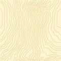 Seamless wooden pattern. Wood grain texture. Dense wavy lines. Vector background Royalty Free Stock Photo