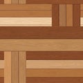 A seamless wooden texture pattern featuring a variety of wood plank designs in Royalty Free Stock Photo