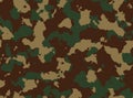 Seamless woodland camo pattern .