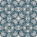 Seamless worn out antique background 275_geometry kaleidoscope