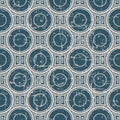 Seamless worn out antique background 020_round geometry