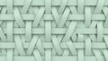 Seamless Woven Pattern in Light Green - Abstract Interlaced Design for Backgrounds and Textures Royalty Free Stock Photo