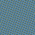 Seamless woven texture with diagonal cross stripes pattern, blue background Royalty Free Stock Photo