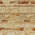 Seamless yellow brick wall texture