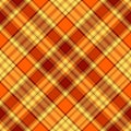 Seamless yellow-orange cross pattern Royalty Free Stock Photo