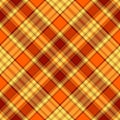 Seamless yellow-orange cross pattern