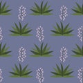 Seamless yucca pattern