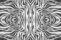 Seamless Zebra Pattern. Abstract Animal Texture.