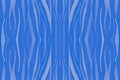 Seamless Zebra Skin. Blue Cheetah Background. Royalty Free Stock Photo