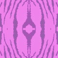 Seamless Zebra Skin. Fashion Wild Texture. Violet