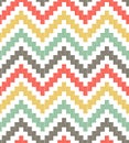 Seamless zig zag geometric pattern