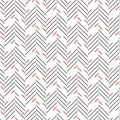 Seamless zigzag chevron line pattern vector on black background for Fabric and textile printing, jersey print, wrapping paper,