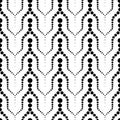 Seamless zigzag dots wallpaper pattern