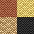 Seamless Geometric Pattern Zig Zag Shape Set