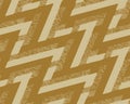 Seamless Zigzag Halftone Texture Pattern. Dress Fabric Print. Gold brown background design for Textile