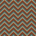 Seamless Zigzag knitting pattern