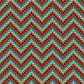 Seamless Zigzag knitting pattern