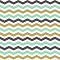 Seamless Zigzag Pattern in pastel colors. Vector illustration. Royalty Free Stock Photo