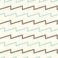 Seamless zigzag pattern Royalty Free Stock Photo