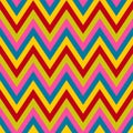 Seamless zigzag stripes pattern