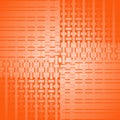 Seamlessrectangles and stripes pattern orangs shiny blurred Royalty Free Stock Photo