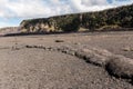 Seams In The Hardened Lava Surface Royalty Free Stock Photo