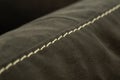 Seams on the sofa close-up. Technology Concept. Exhibition of sofas Royalty Free Stock Photo
