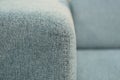 Seams on the sofa close-up. Technology Concept. Exhibition of sofas Royalty Free Stock Photo
