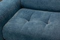 Seams on the sofa close-up. Technology Concept. Exhibition of sofas Royalty Free Stock Photo