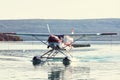 Seaplane in Alaska Royalty Free Stock Photo